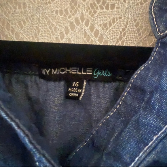 My Michelle Blue Denim Dress - Picture 2 of 6